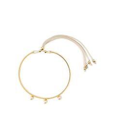 パール調ポイントブレスレット