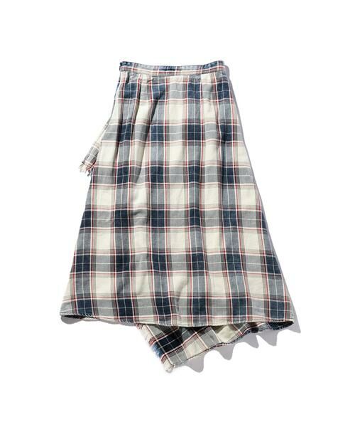 ROSE BUD / ローズ バッド スカート | チェックラップスカート | 詳細1