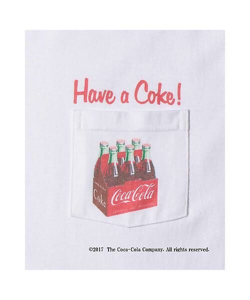 ROSE BUD / ローズ バッド カットソー | [コカ・コーラ別注]メンズポイントTシャツ | 詳細6