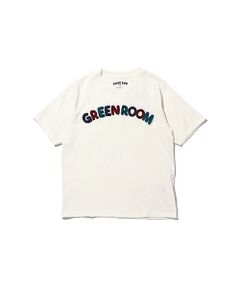 GREEN ROOMロゴ刺繍半袖Tシャツ