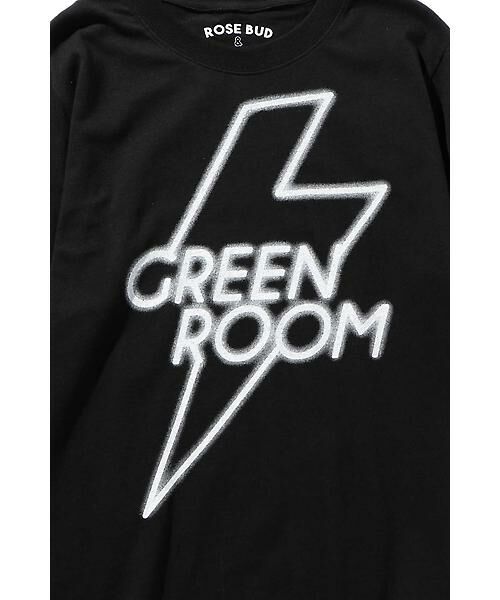 ROSE BUD / ローズ バッド カットソー | GREEN ROOMプリント半袖Tシャツ | 詳細5