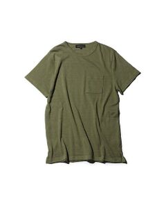 総柄クルーネックTシャツ