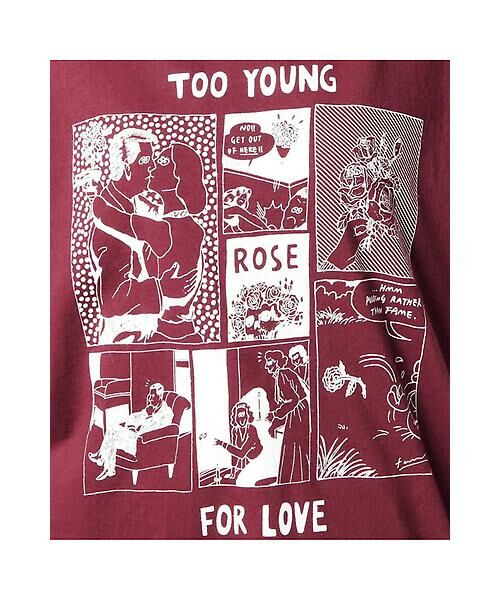ROSE BUD / ローズ バッド カットソー | (FACE FOR ROSE BUD)コミックプリントTシャツ | 詳細7
