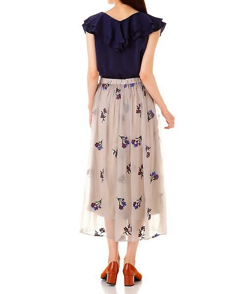 ROSE BUD / ローズ バッド スカート | フラワー刺繍スカート | 詳細3