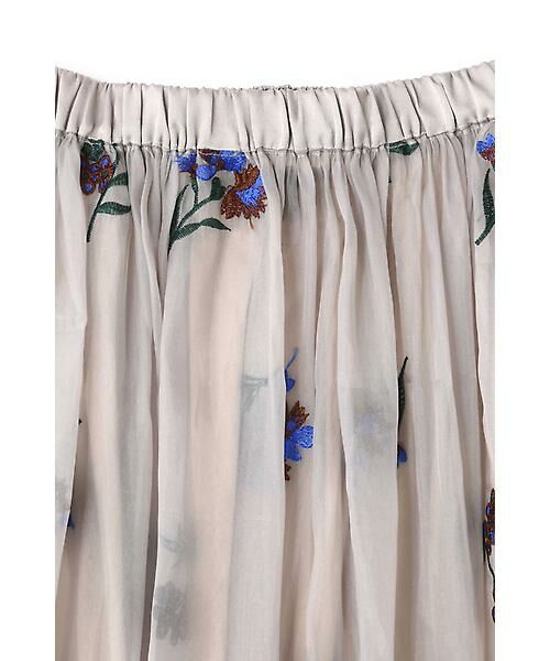 ROSE BUD / ローズ バッド スカート | フラワー刺繍スカート | 詳細4