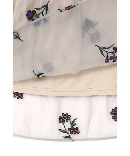 ROSE BUD / ローズ バッド スカート | フラワー刺繍スカート | 詳細6