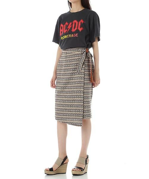 ROSE BUD / ローズ バッド カットソー | ACDCプリントロゴTシャツ | 詳細1