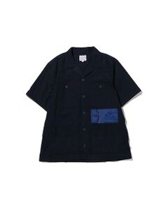 [Mens] 切り替えポケットシャツ