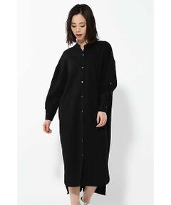 ロングシャツワンピース