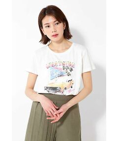 ヴィンテージ風プリントTシャツ