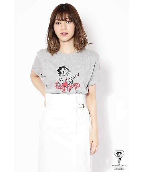 セール Betty Boop Tmキャラクターtシャツ カットソー Rose Bud ローズ バッド ファッション通販 タカシマヤファッションスクエア