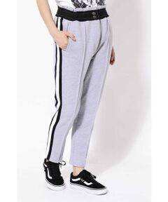 サイドラインテーパードパンツ