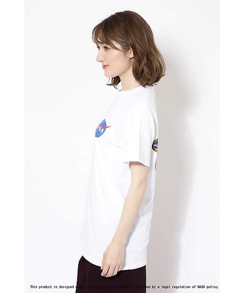 ROSE BUD / ローズ バッド カットソー | NASA by ROSE BUDプリントTシャツ | 詳細2