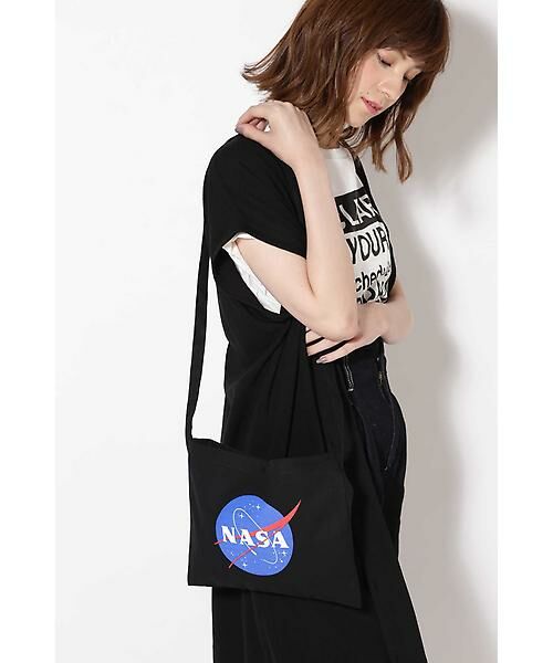 ROSE BUD / ローズ バッド ショルダーバッグ | NASA by ROSE BUDロゴプリントサコッシュバッグ | 詳細4