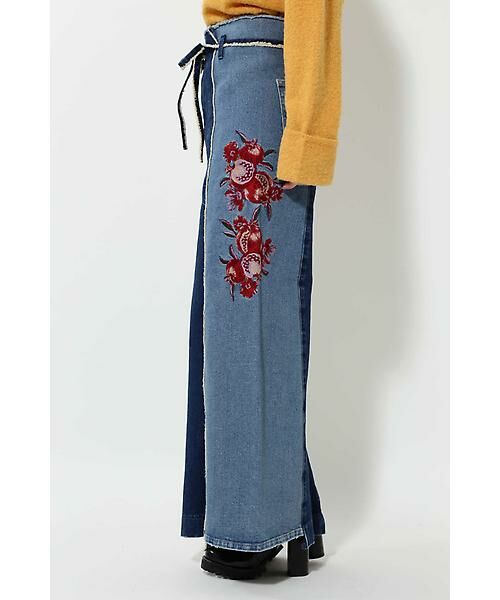 ROSE BUD / ローズ バッド スカート | 5-KNOT 刺繍ワイドパンツ | 詳細2