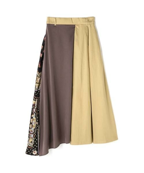 ROSE BUD / ローズ バッド スカート | 配色切り替えアシメトリースカート | 詳細3