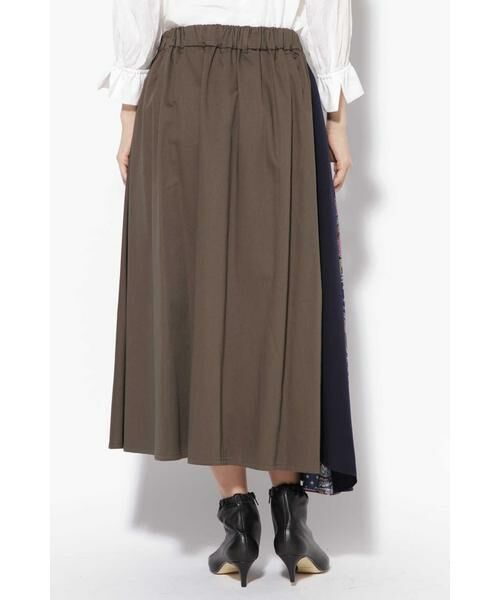 ROSE BUD / ローズ バッド スカート | 配色切り替えアシメトリースカート | 詳細9