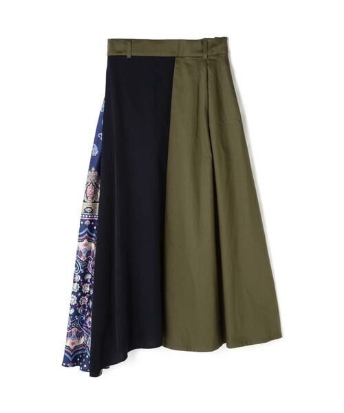 ROSE BUD / ローズ バッド スカート | 配色切り替えアシメトリースカート | 詳細10