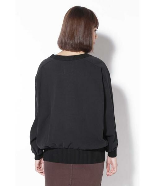 ROSE BUD / ローズ バッド カットソー | DOLMAN SLV RIB ACCENT TOP | 詳細6