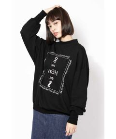 HEACENS LOGO HI NECK SWEAT