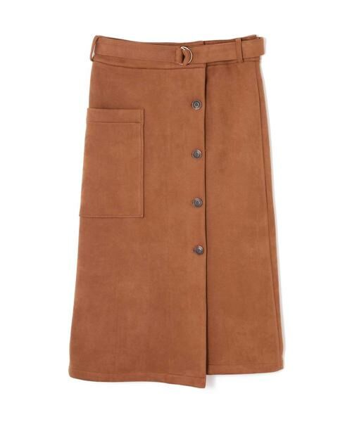 ROSE BUD / ローズ バッド スカート | フロントボタンスウェードスカート | 詳細7