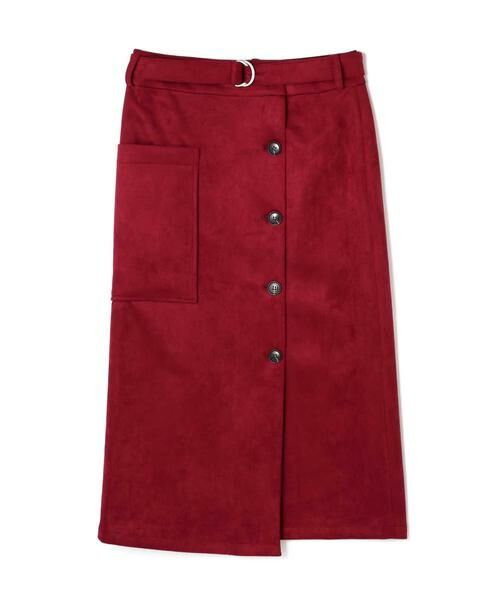 ROSE BUD / ローズ バッド スカート | フロントボタンスウェードスカート | 詳細15