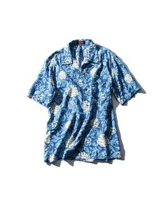 RAYON/SILK S/S HAWAIIAN