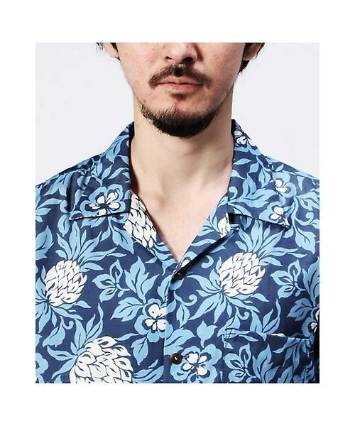 ROSE BUD / ローズ バッド シャツ・ブラウス | RAYON/SILK S/S HAWAIIAN | 詳細5