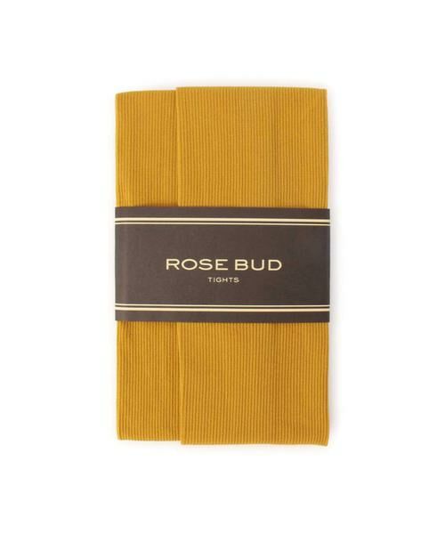 ROSE BUD / ローズ バッド ソックス | リブ編みカラータイツ | 詳細1