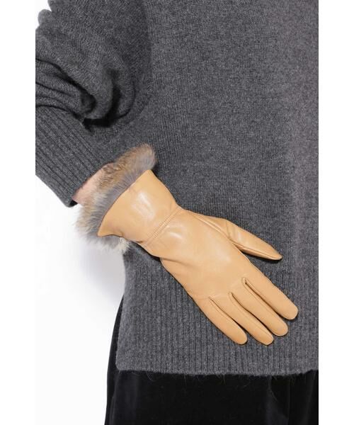 ROSE BUD / ローズ バッド 手袋 | タッチパネル対応レザー手袋 | 詳細5