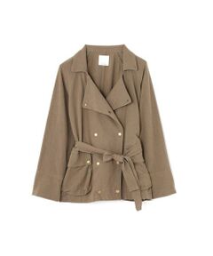 FRILL BACK MIRITALY  TRENCH JACKET