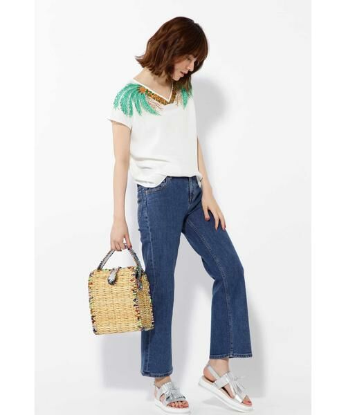 ROSE BUD / ローズ バッド パンツ | Calvin Klein Jeans ストレートワイドデニムパンツ | 詳細1