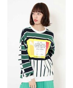 PANEL STRIPE LOGO TOPS