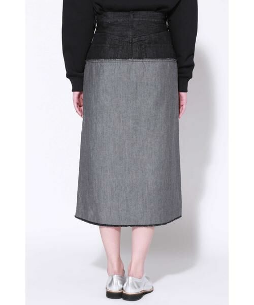 ROSE BUD / ローズ バッド スカート | リメイク風台形スカート | 詳細6