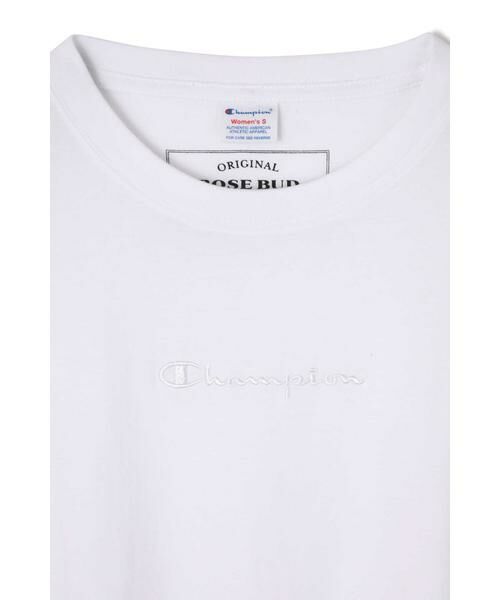 ROSE BUD / ローズ バッド カットソー | Championロゴ刺繍Tシャツ | 詳細3