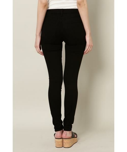 ROSE BUD / ローズ バッド パンツ | Mid-Rise Super Skinny In Black | 詳細4