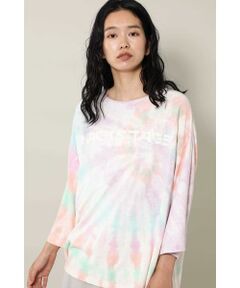 [7月号GISELe掲載]TIE-DYE FOOTBALL T