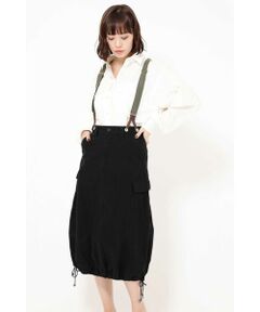 SUSPENDER CARGO SKIRT