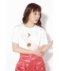 サーフプリントTシャツ