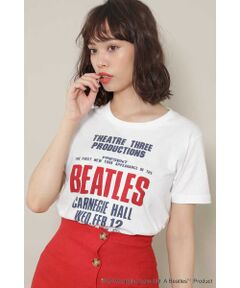 BEATLESロゴプリントTシャツ