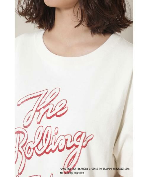ROSE BUD / ローズ バッド カットソー | The Rolling StonesプリントTシャツ | 詳細5