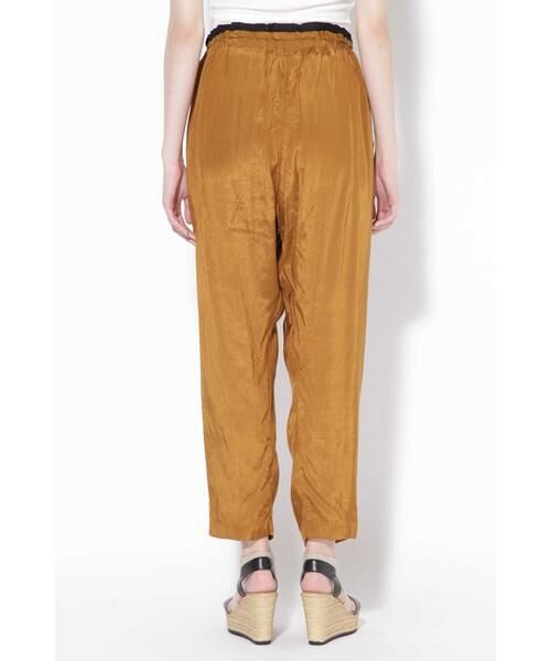 ROSE BUD / ローズ バッド パンツ | Shiny Rayon Tuck Trousers | 詳細3