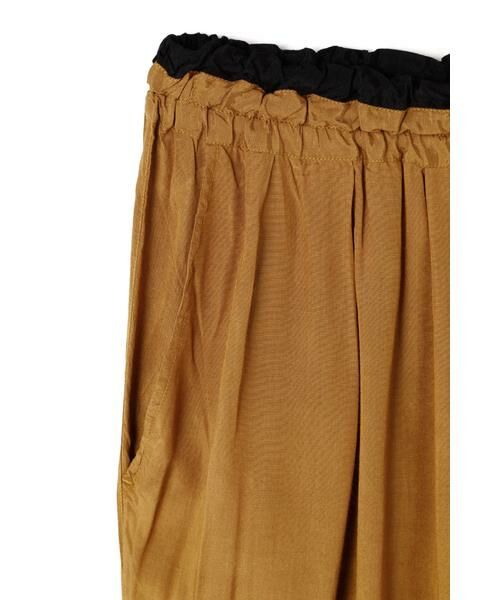ROSE BUD / ローズ バッド パンツ | Shiny Rayon Tuck Trousers | 詳細6