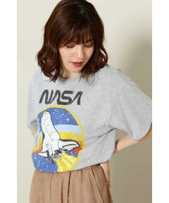 NASAプリントTシャツ