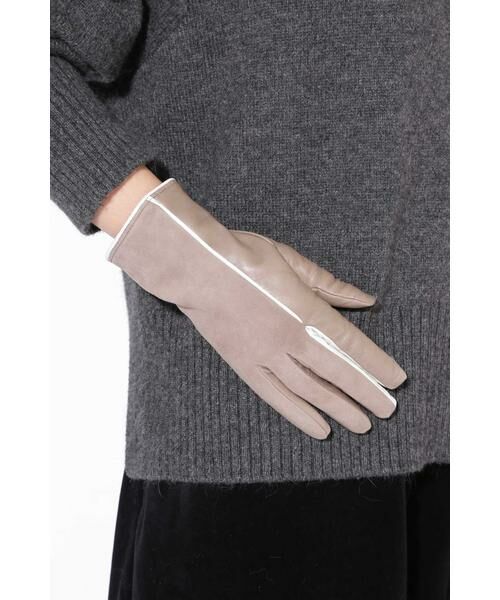 ROSE BUD / ローズ バッド 手袋 | スエード切り替えグローブ | 詳細6