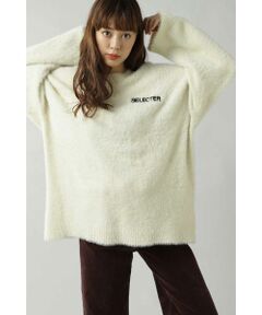 SHAGGY LOGO KNIT