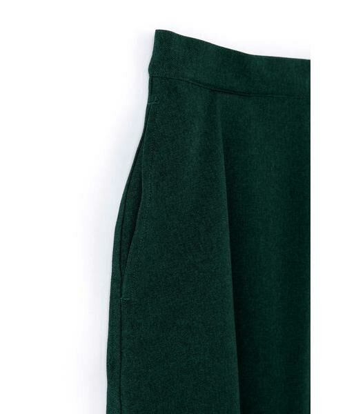 ROSE BUD / ローズ バッド スカート | 異素材切替えプリーツマキシスカート | 詳細6