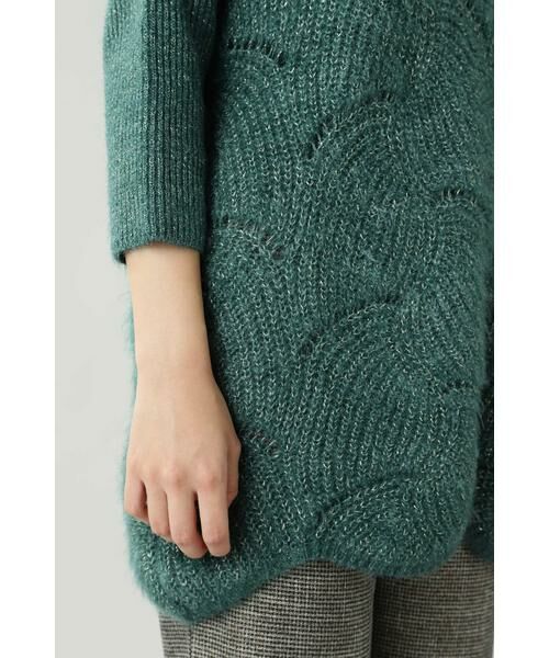 ROSE BUD / ローズ バッド ニット・セーター | 透かし編み柄ニット | 詳細10