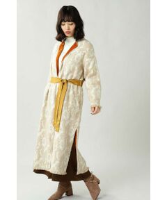 Wool Jacquard Coat