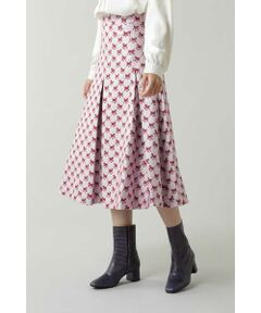 Foal Pleated Midi Skirt